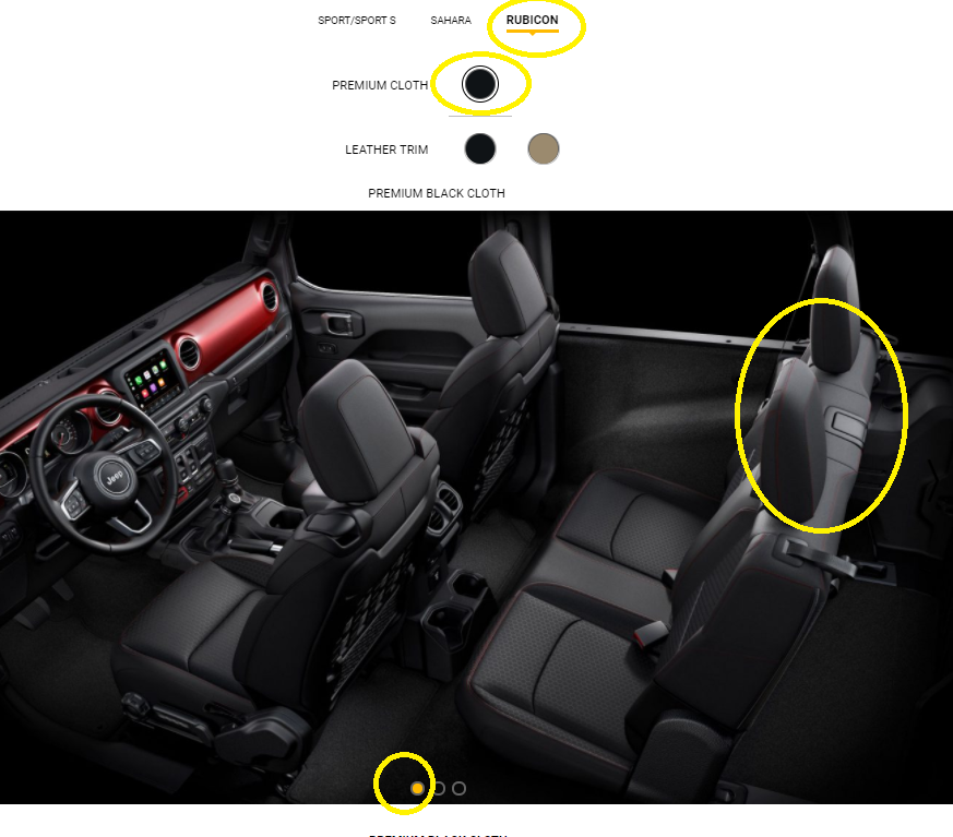 Confusion with the seat configurations | Jeep Wrangler Forums (JL / JLU) -  Rubicon, Sahara, Sport, 4xe, 392 