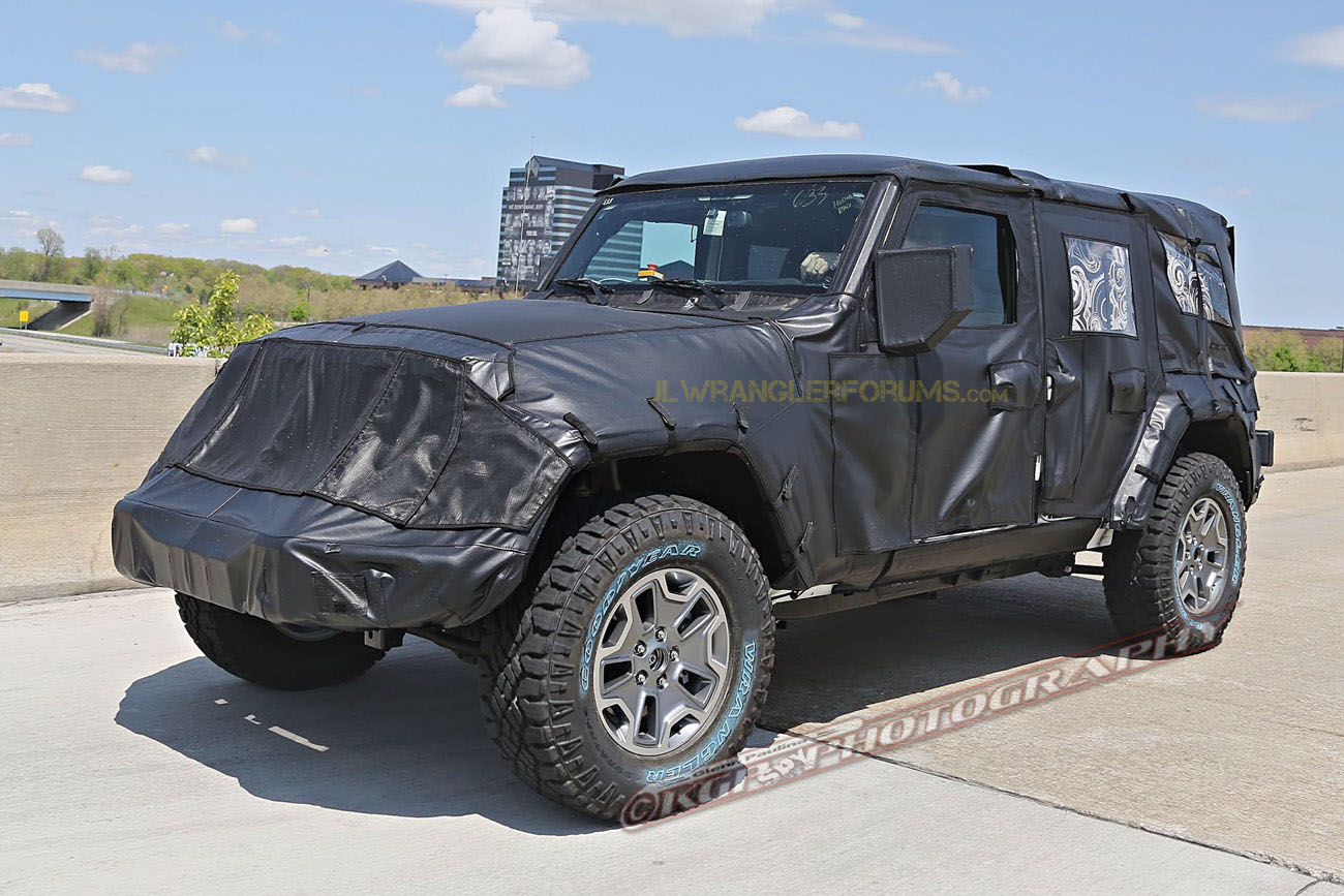 2018 Jeep Wrangler (JL) Unlimited Spied Up Close! – 2018+ Jeep Wrangler ...