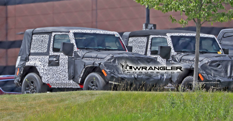 Spied 2-Door JL Wranglers, Hard & Soft Tops – 2018+ Jeep Wrangler (JL ...