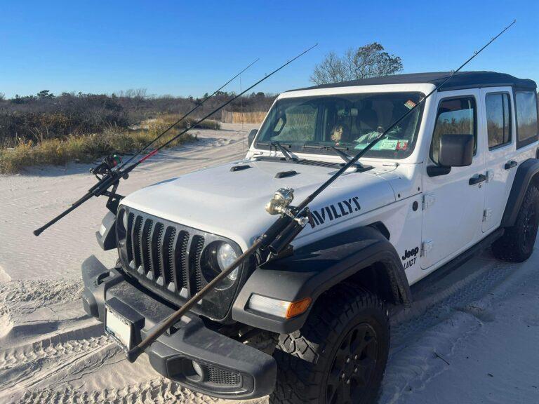 X-Rocket Hood Mount Fishing Rod Holders for 2018+ Jeep Wrangler JL/Gladiator  - X-Rack